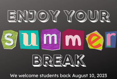  Enjoy Your Summer Break